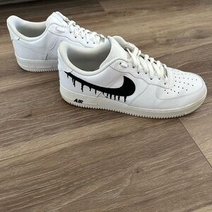Custom painted Nike Air Force ones